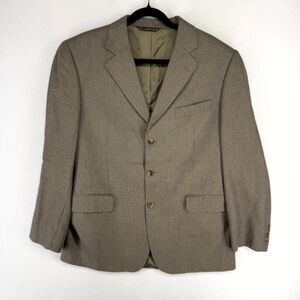 Bruce Alan Fine Clothiers Brown Tweed Blazer Mens Size 42 R‎